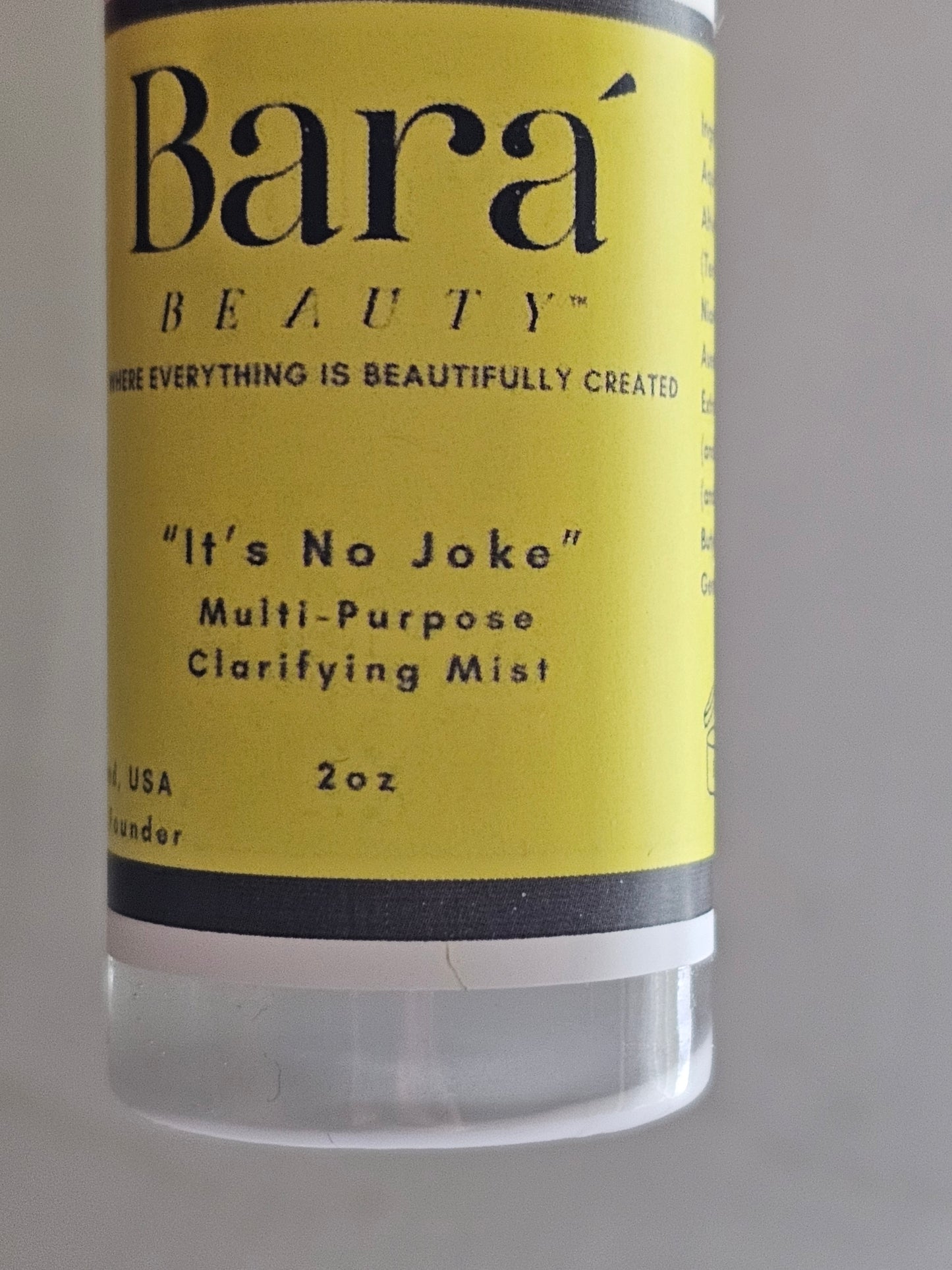 NEW It's No Joke Multi-Purpose Clarifying Mist